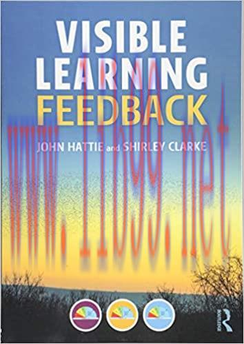 (PDF)Visible Learning: Feedback 1st Edition