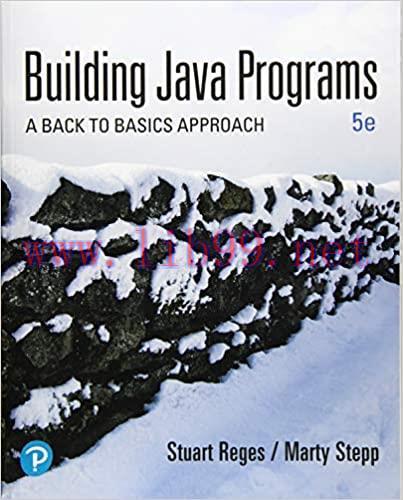 (PDF)Building Java Programs: A Back to Basics Approach 5th Edition by Stuart Reges