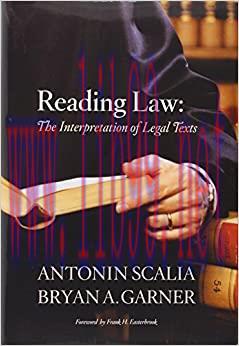 (PDF)Reading Law: The Interpretation of Legal Texts 1st Edition