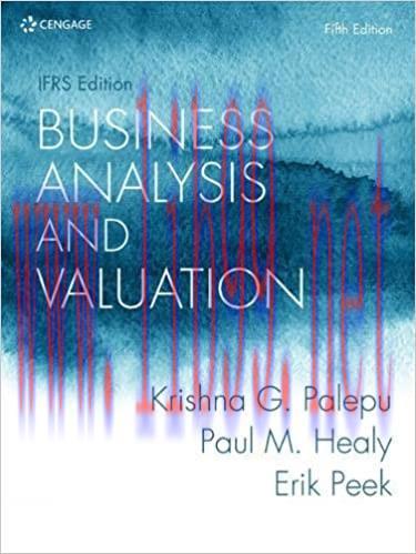 (PDF)Business Analysis Valuation: IFRS Editio 5th edition Edition by Erik Peek
