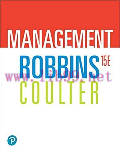 [PDF]Management 15th Edition [Stephen Robbins]