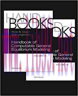 (PDF)Handbook of Computable General Equilibrium Modeling (Handbooks in Economics) 1st Edition