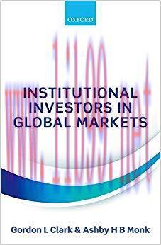 (PDF)Institutional Investors in Global Markets 1st Edition
