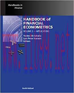 (PDF)Handbook of Financial Econometrics: Applications (ISSN 2) 1st Edition