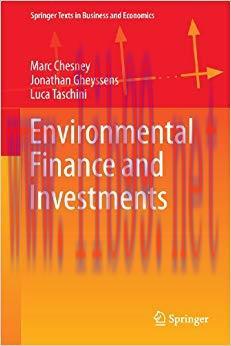 (PDF)Environmental Finance and Investments (Springer Texts in Business and Economics) 1st ed. 2013 Edition