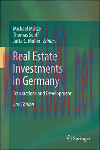 (PDF)Real Estate Investments in Germany: Transactions and Development 2nd Edition