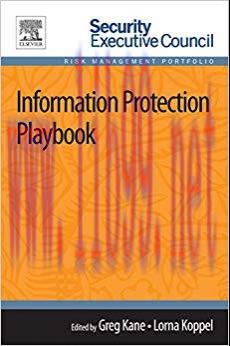 (PDF)Information Protection Playbook (Risk Management Portfolio) 1st Edition