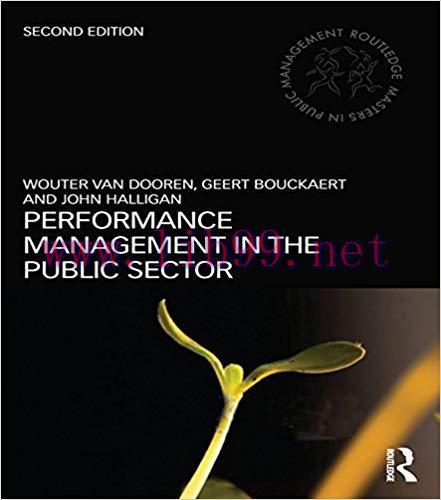 (PDF)Performance Management in the Public Sector (Routledge Masters in Public Management) 2nd Edition