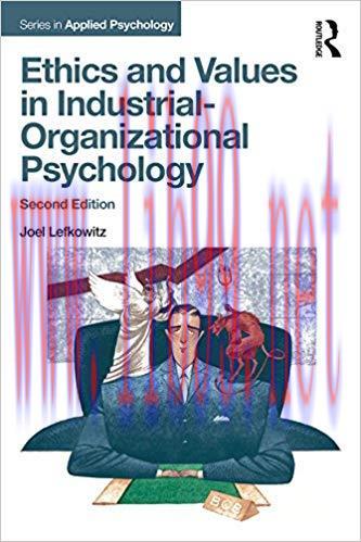 (PDF)Ethics and Values in Industrial-Organizational Psychology (Applied Psychology Series) 2nd Edition