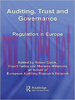 (PDF)Auditing, Trust and Governance: Developing Regulation in Europe 1st Edition