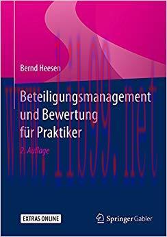 (PDF)Beteiligungsmanagement und Bewertung für Praktiker (German Edition) 2nd Edition
