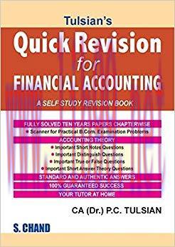 (PDF)Quick Revision for Financial Accounting (Combo with 9788121936088)