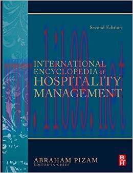 (PDF)International Encyclopedia of Hospitality Management 2nd edition 2nd Edition