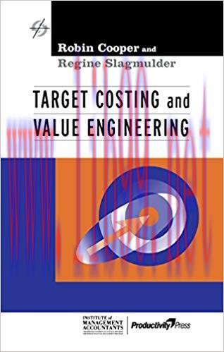 (PDF)Target Costing and Value Engineering (Strategies in Confrontational Cost Management) 1st Edition