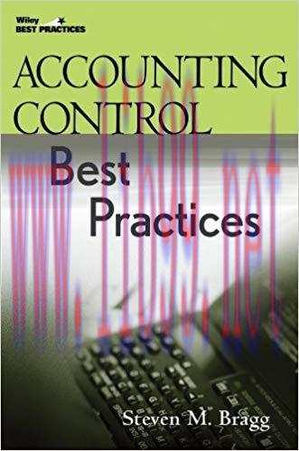 (PDF)Accounting Control Best Practices (Wiley Best Practices) 1st Edition
