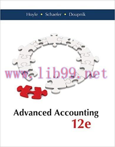 (PDF)Advanced Accounting 12th Edition