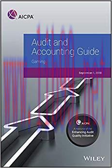 (PDF)Audit and Accounting Guide: Gaming 2018 1st Edition