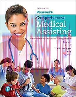 (PDF)Pearson’s Comprehensive Medical Assisting: Administrative and Clinical Competencies 4th Edition