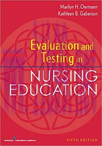 (PDF)Evaluation and Testing in Nursing Education, Fifth Edition 5th Edition