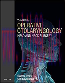 (PDF)Operative Otolaryngology E-Book: Head and Neck Surgery 3rd Edition