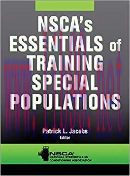 (PDF)NSCA’s Essentials of Training Special Populations 1st Edition