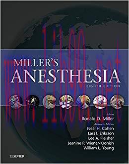 (PDF)Miller’s Anesthesia E-Book 8th Edition