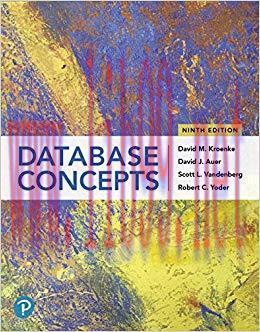 (PDF)Database Concepts 9th Edition,