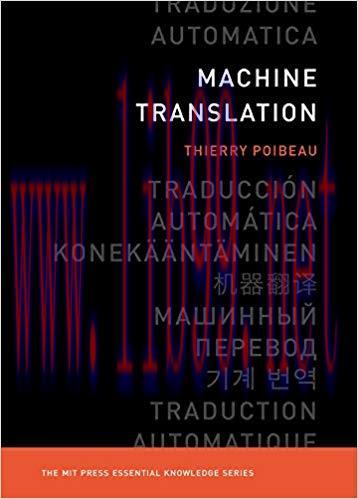 Machine Translation (MIT Press Essential Knowledge series)