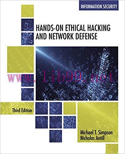 Hands-On Ethical Hacking and Network Defense 3rd Edition,