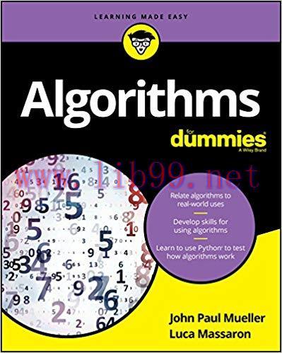 Algorithms For Dummies (For Dummies (Computer/Tech)) 1st Edition,