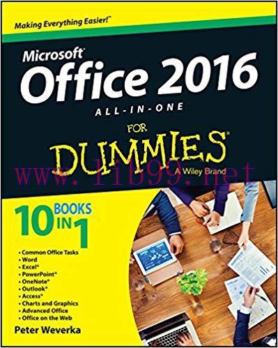 Office 2016 All-In-One For Dummies 1st Edition,