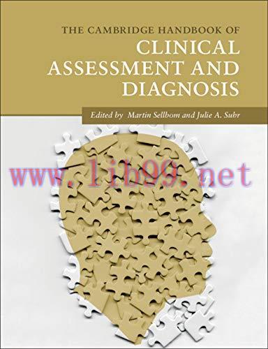 [PDF]The Cambridge Handbook of Clinical Assessment and Diagnosis (Cambridge Handbooks in Psychology)