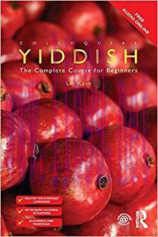 Colloquial Yiddish 1st Edition,