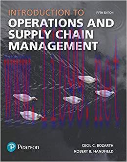 (PDF)Introduction to Operations and Supply Chain Management 5th Edition by Cecil B. Bozarth