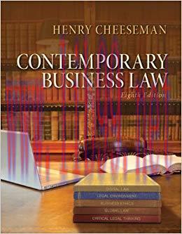 Contemporary Business Law 8th Edition,