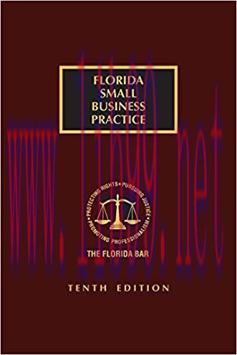Florida Small Business Practice 10th Edition,