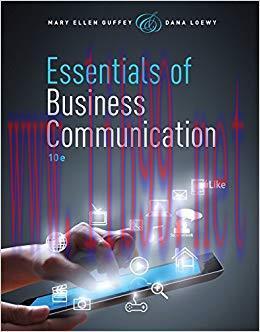 (PDF)Essentials of Business Communication 10th Edition