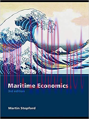 Maritime Economics 3e 3rd Edition,