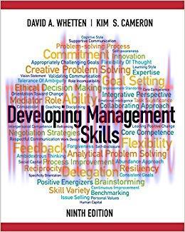 Developing Management Skills 9th Edition,