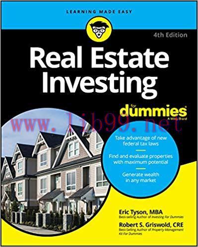 Real Estate Investing For Dummies (For Dummies (Business & Personal Finance)) 4th Edition,