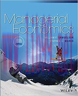 Managerial Economics, 8th Edition 8th Edition,