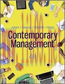 Contemporary Management, 4th Australia Edition by Gareth R. Jones 课本