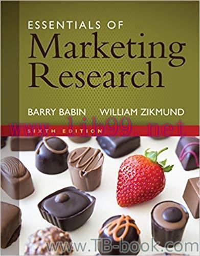 Essentials of Marketing Research 6th Edition by Barry J. Babin 课本