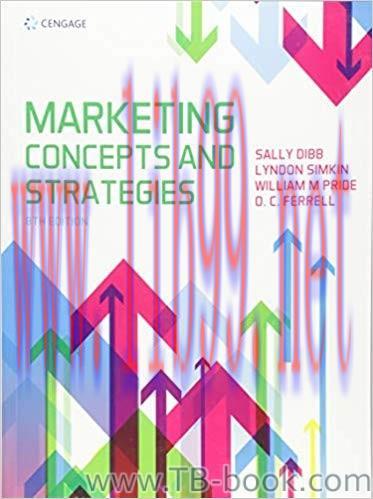 Marketing Concepts & Strategies 8th Edition by Lyndon Simkin 课本