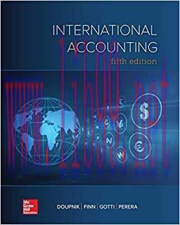 International Accounting 5th Edition by Timothy Doupnik 课本