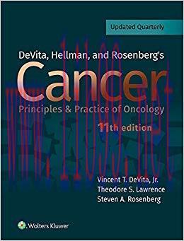 (PDF)DeVita, Hellman, and Rosenberg’s Cancer 11th Edition