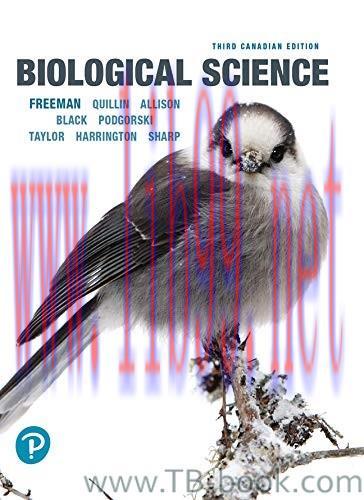 (PDF)Biological Science, Third 3rd Canadian Edition by Scott Freeman