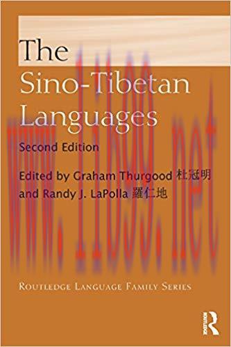 (PDF)The Sino-Tibetan Languages (Routledge Language Family Series) 2nd Edition