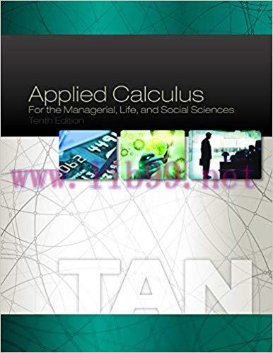 (PDF)Applied Calculus for the Managerial, Life, and Social Sciences 10th Edition