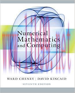 (PDF)Numerical Mathematics and Computing 7th Edition